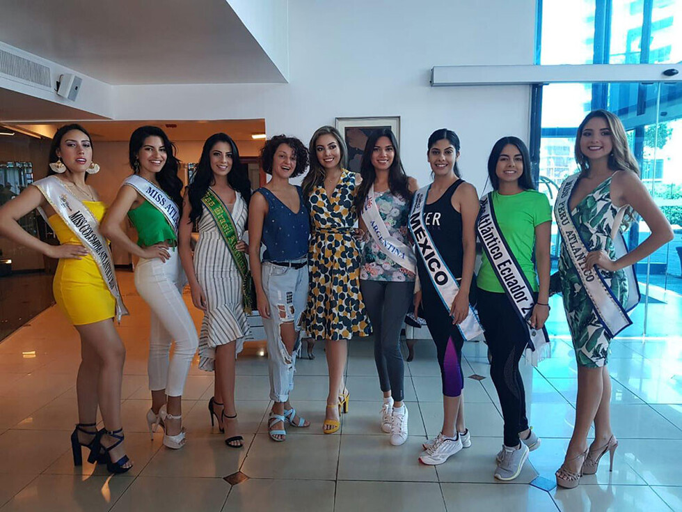 Kendra García  compite  en Uruguay