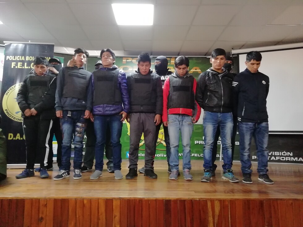 Detienen a 28 antisociales en el centro paceño