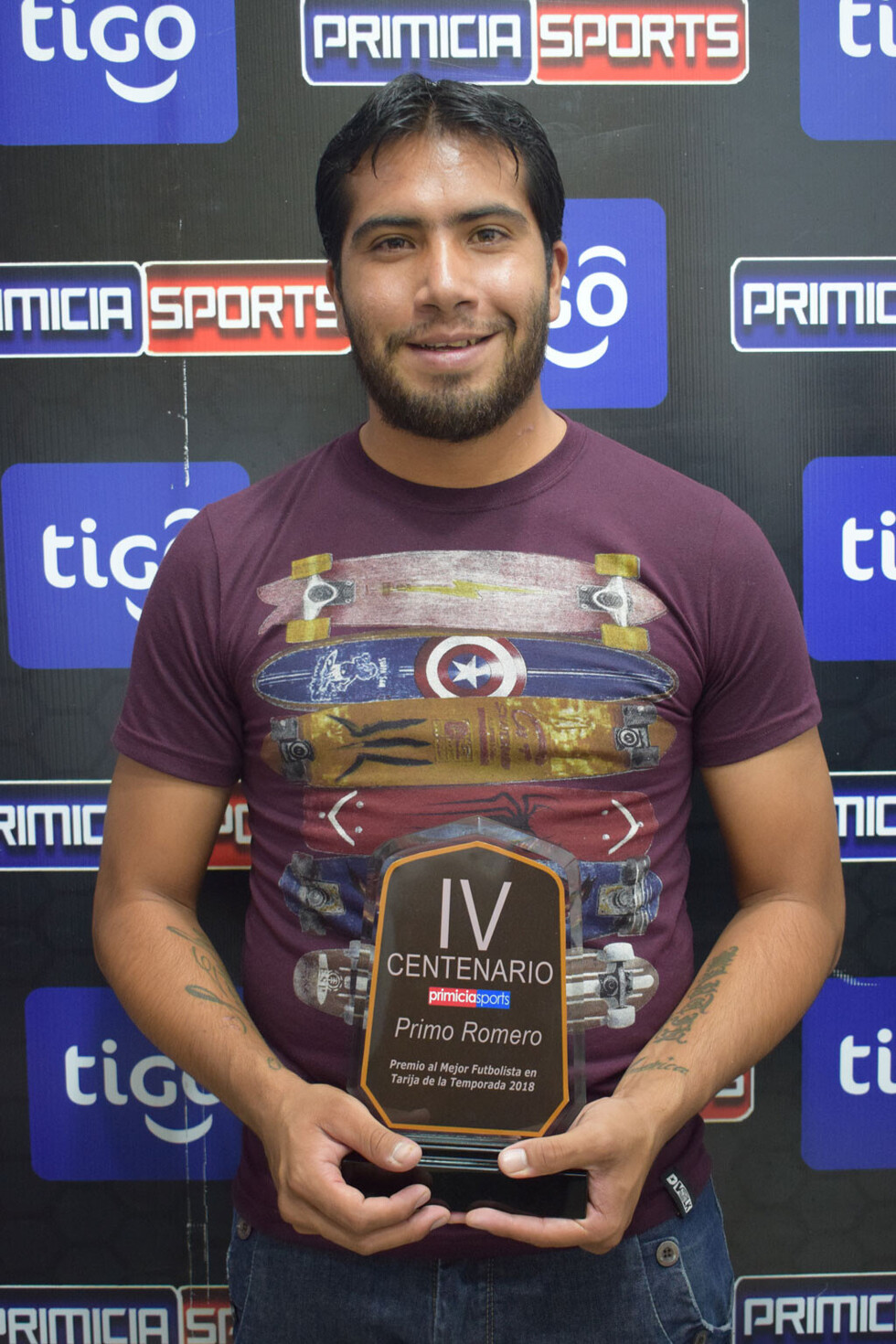 Primo Romero es elegido  mejor jugador del 2018