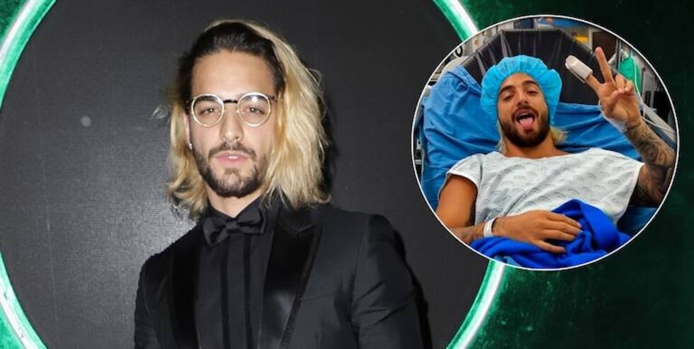 Maluma está internado en un hospital