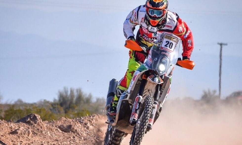 Daniel Nosiglia a un paso de entrar en el "top ten" de motos en el Dakar 2019