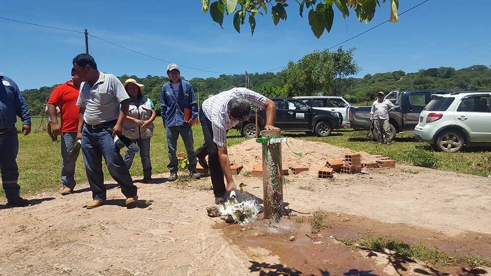En Caraparí, 90 familias ya tienen agua potable