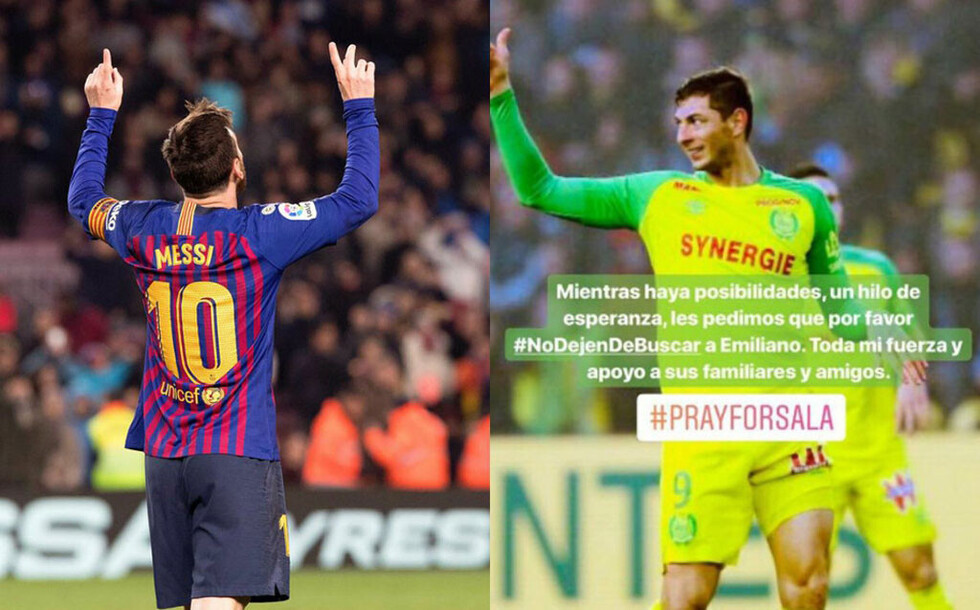 Messi: “No dejen de buscar”