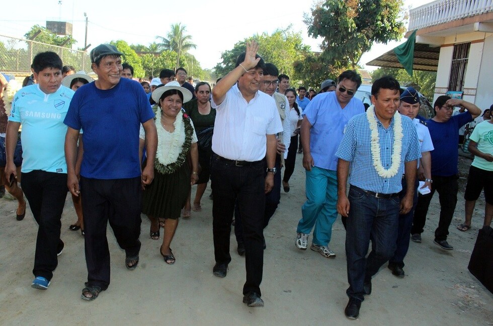 Morales agradece a la militancia del MAS que asistió a emitir su voto