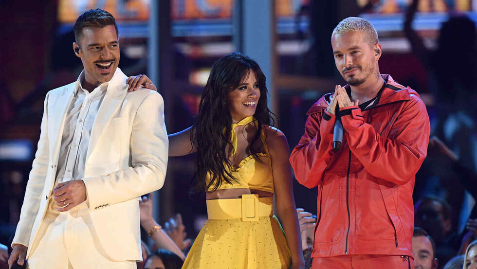 Camila, Ricky y  J Balvin, juntos en los Grammy