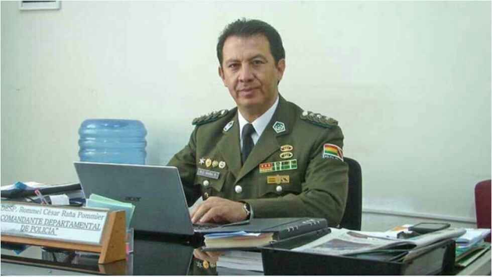 Aprehenden al ex jefe  de la Policía de Oruro