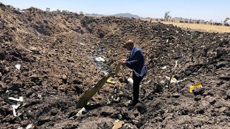 Mueren 157 personas de un avión estrellado en Etiopía