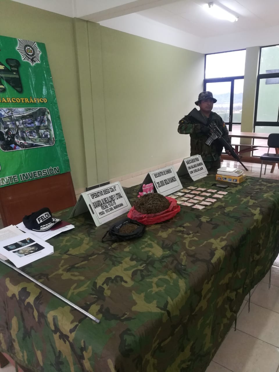 FELCN atrapa a clan familiar dedicado a la venta de marihuana en Tarija