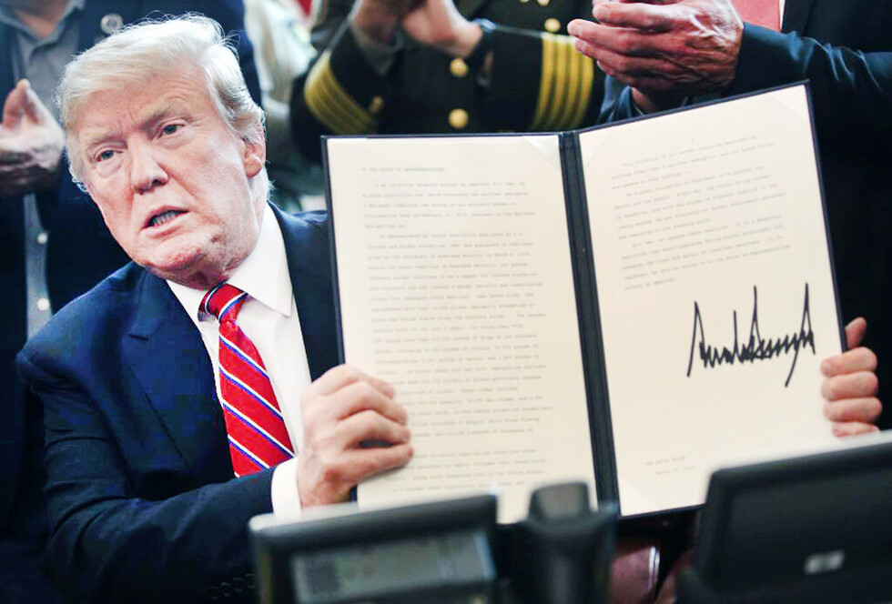 Trump firma veto a resolución contra emergencia nacional
