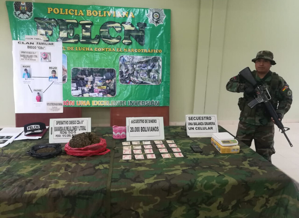 Cae un clan familiar por la venta de “yerba” en Tarija
