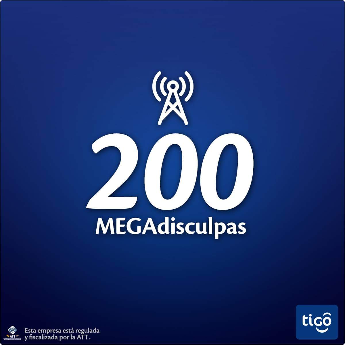 Tigo recompensa con megas la caída de señal del martes