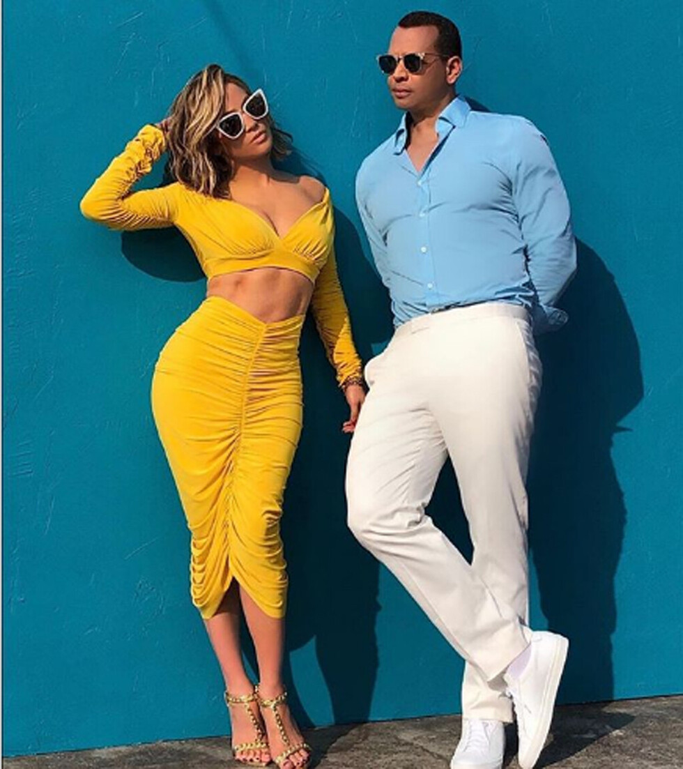 JLo y A Rod  aparecen en una campaña