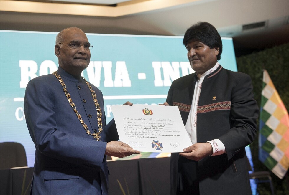 Bolivia e India sellan alianza de cooperación en salud, tecnología, minería y cultura