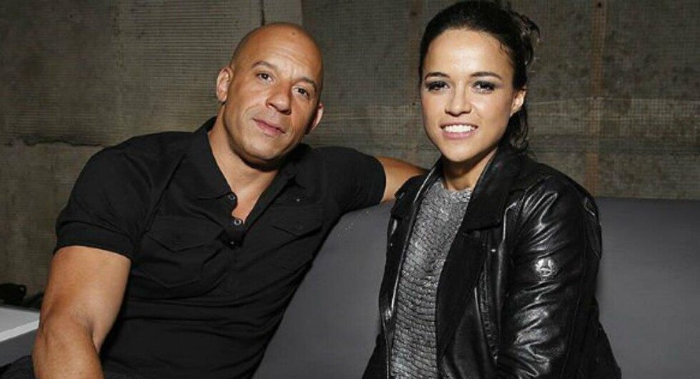 Michelle Rodriguez y Vin  Diesel se reencontraron