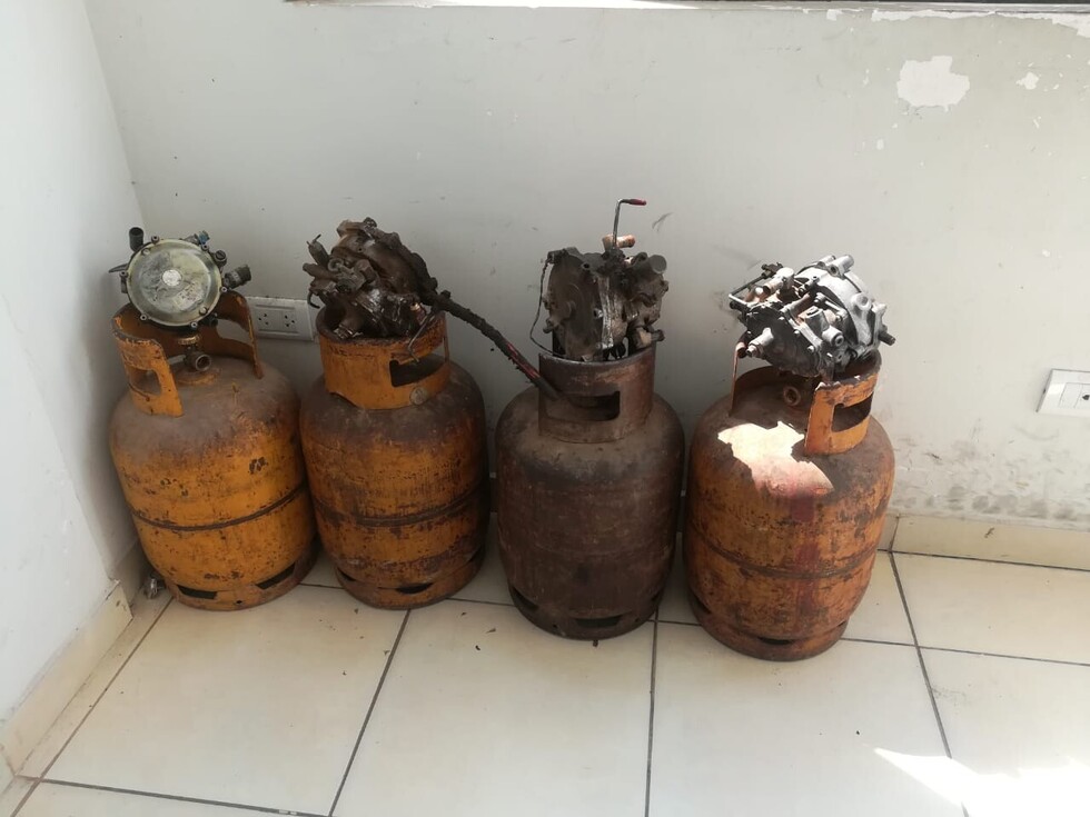 9 vehículos son detenidos por usar GLP en garrafas