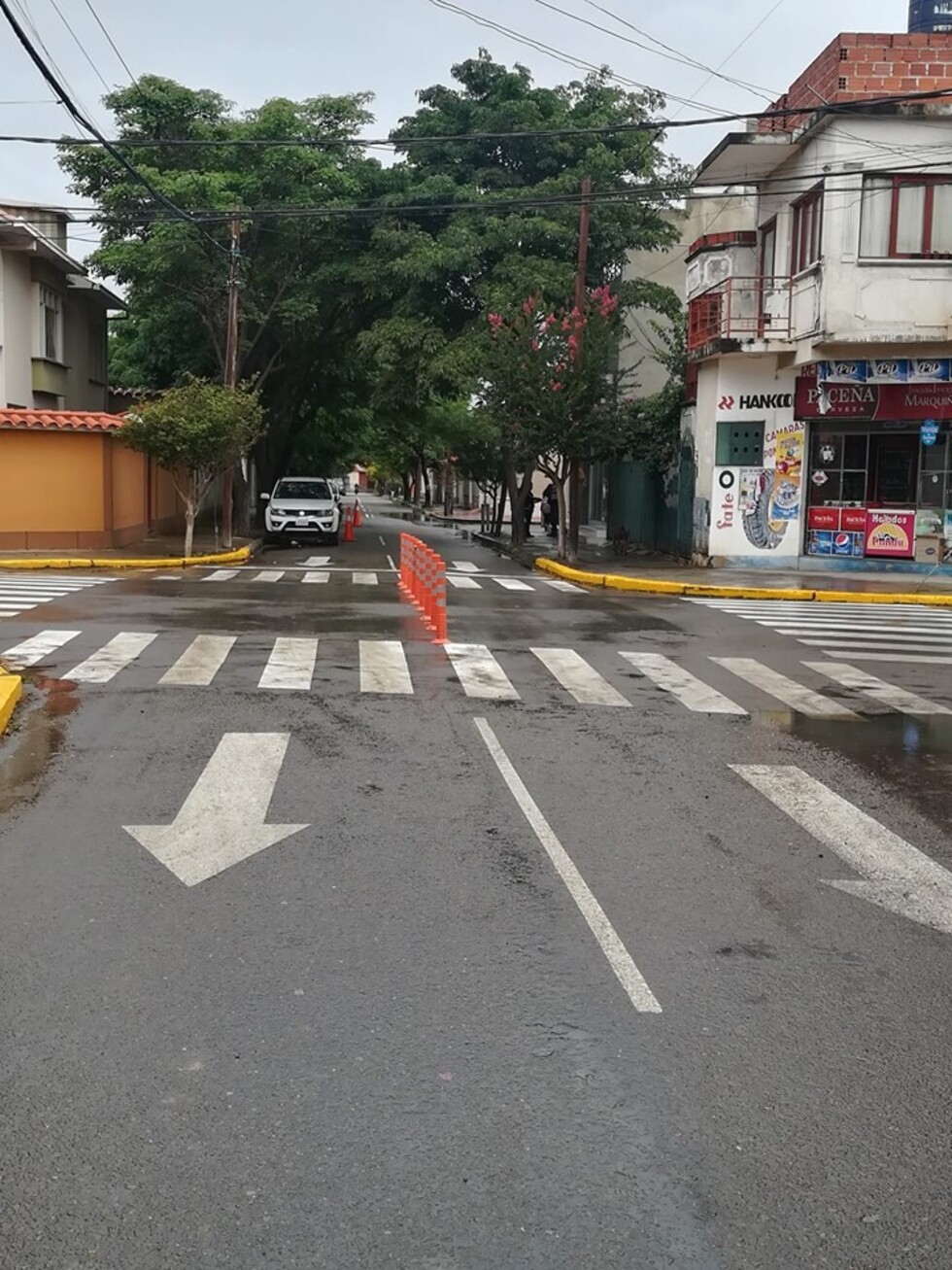 Alcaldía instala “chicana” en la calle Delfín Pino