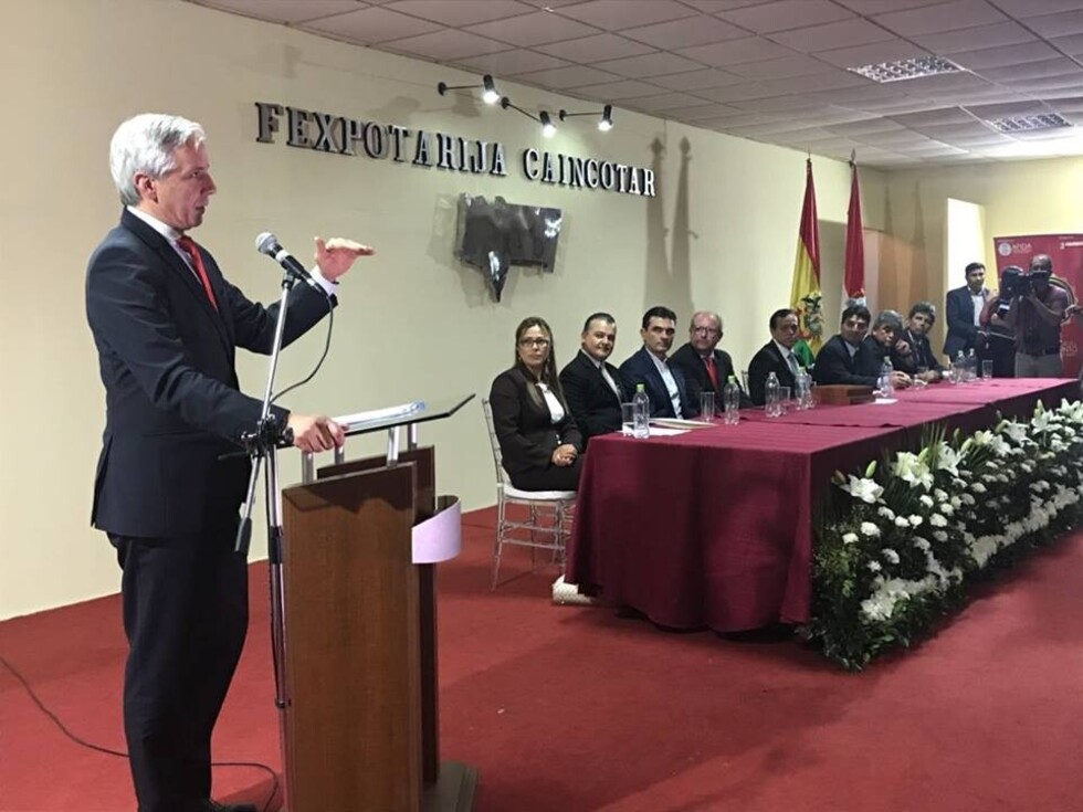 García inaugurará la Fexpo Tarija 2019