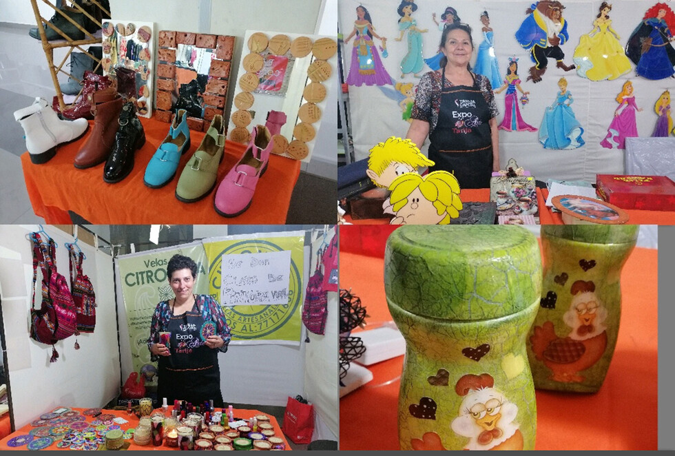 La feria de manualidades reúne a unos 40 artesanos