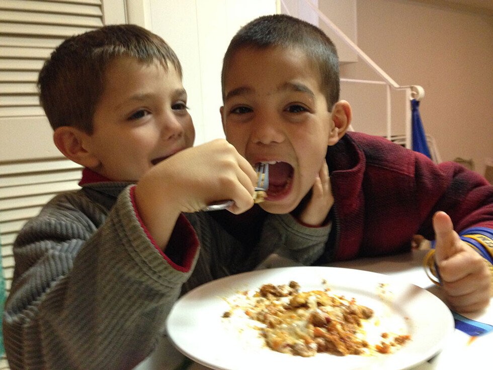 Ayudando al niño a comer bien