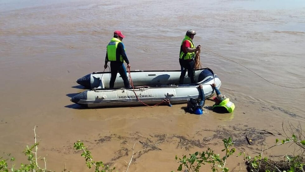 Buscan en el Pilcomayo el cuerpo de un pescador
