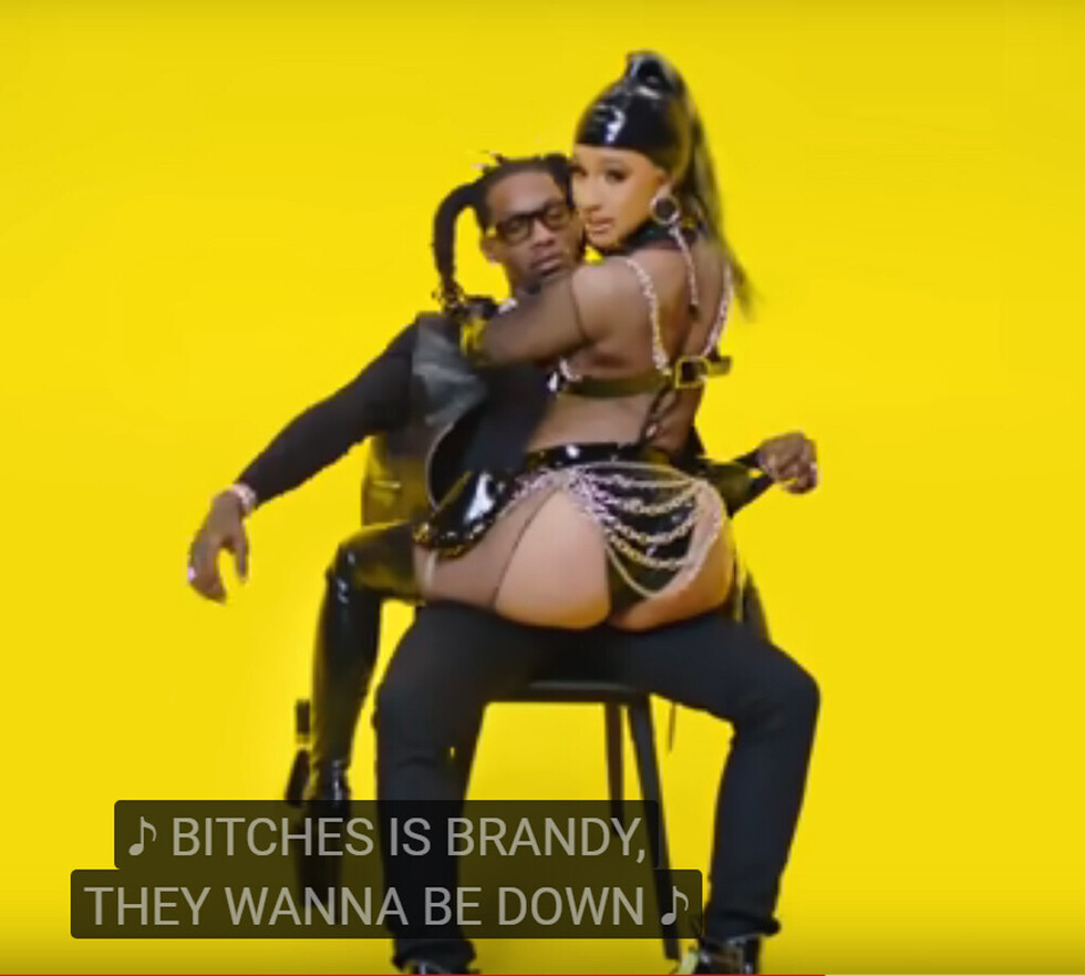 Cardi B le hace un lap dance a  Offset en video
