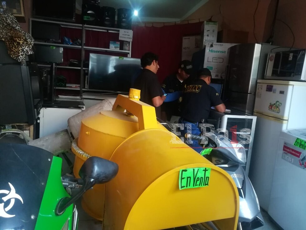 Decomisan objetos de dudosa procedencia en inmobiliarias de Tarija