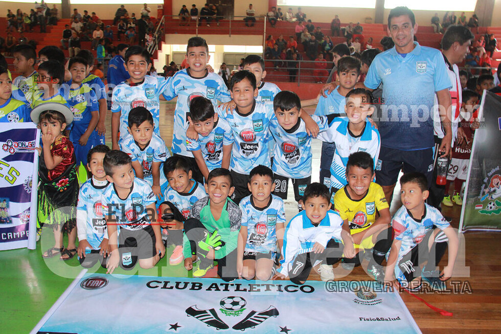 POSTALES DE LA INAUGURACIÓN DEL FUTSAL MENOR
