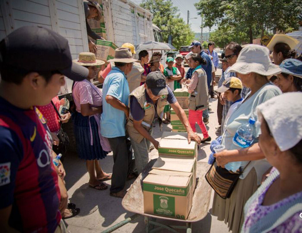 Inició entrega de canasta alimentaria en Yacuiba