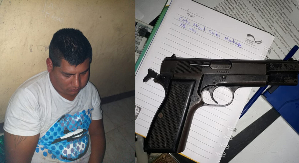 Atrapan a sujeto ebrio que hizo un disparo en Karaoke