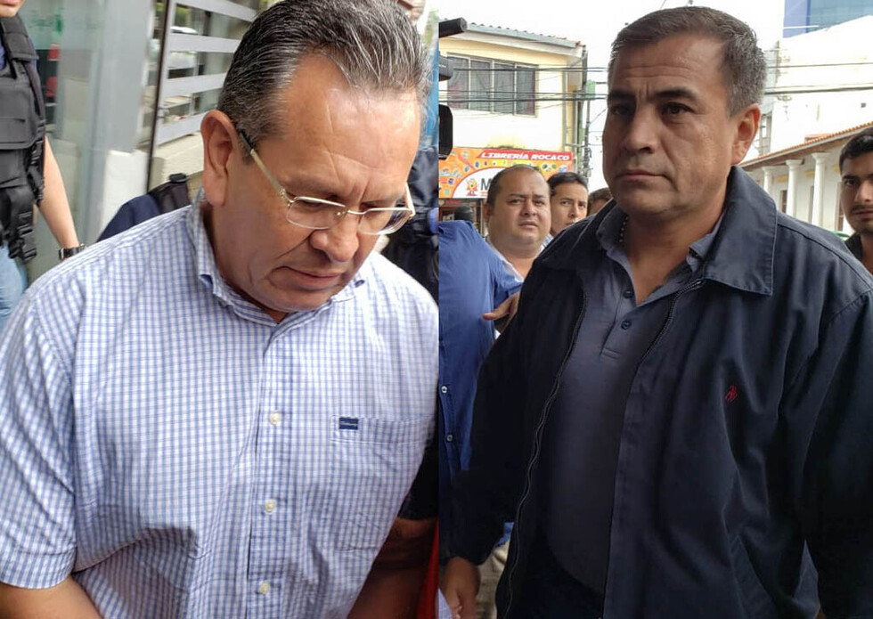 Medina y Moreira serán trasladados a San Pedro