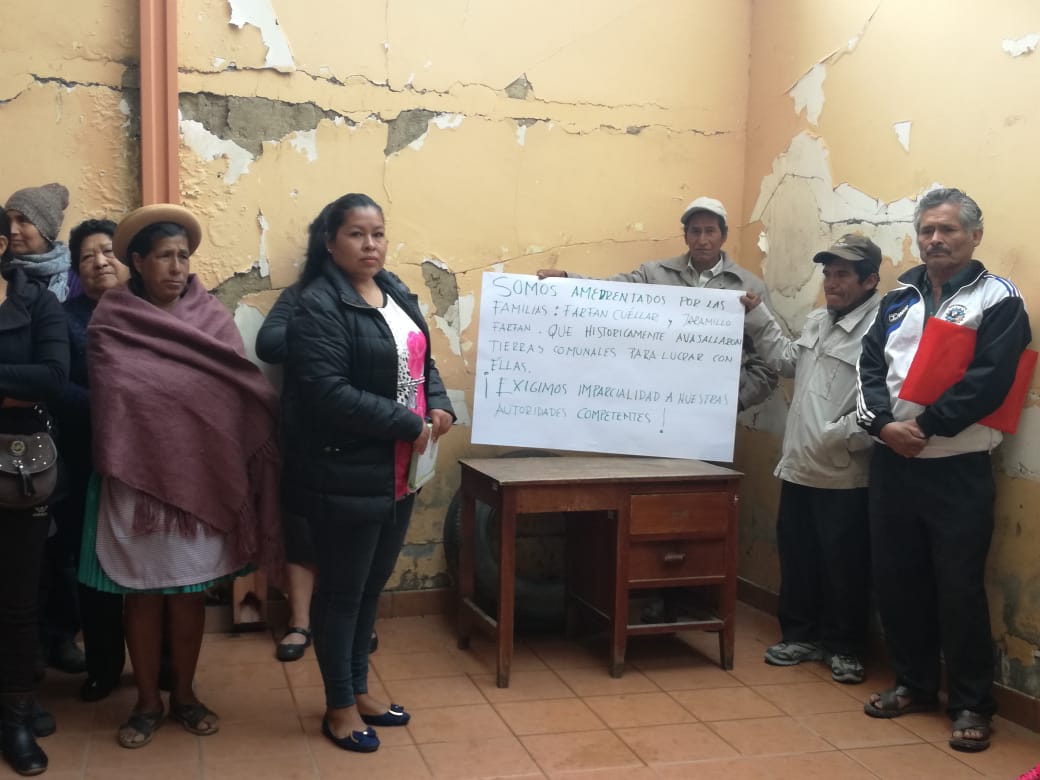Conflicto de tierras genera amenazas, denuncias y amedrentamientos en comunidad San Antonio la Cabaña