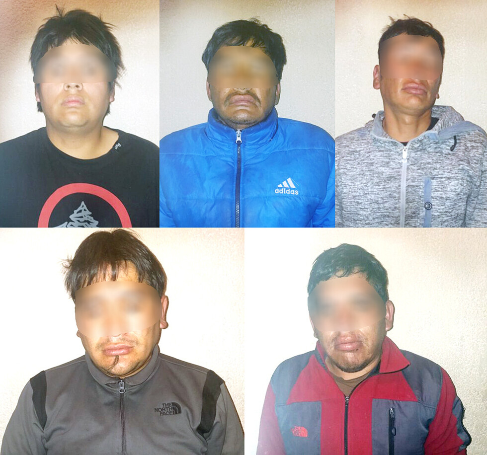 Atrapan a 5 parroquianos tras el robo de un celular
