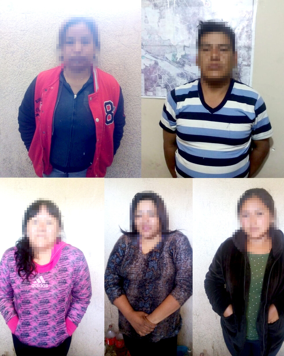 Atrapan a 2 delincuentes y a 3 sospechosas en el Campesino