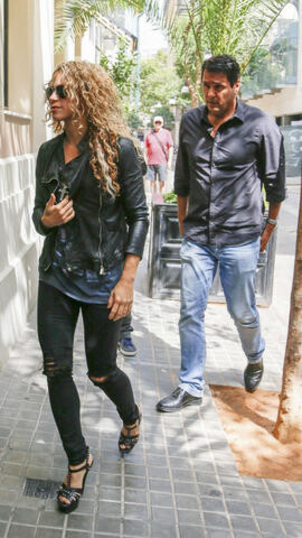 Shakira causó  sensación con  sus curvas