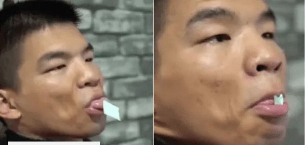 Tiene parálisis cerebral y hace origami