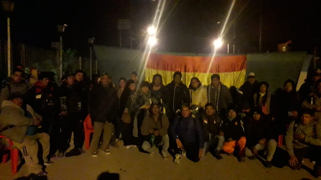 Puente Internacional en Yacuiba amaneció bloqueado