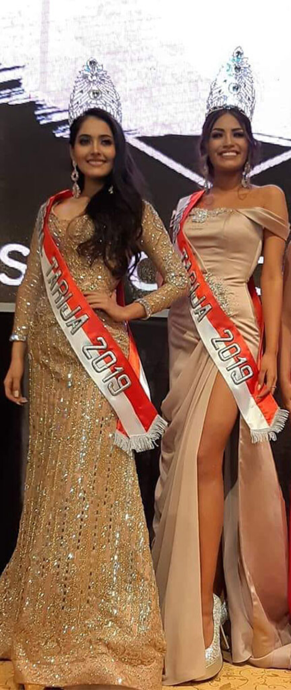 Kamile y Angélica, Tarija con todo  en el Miss Bolivia