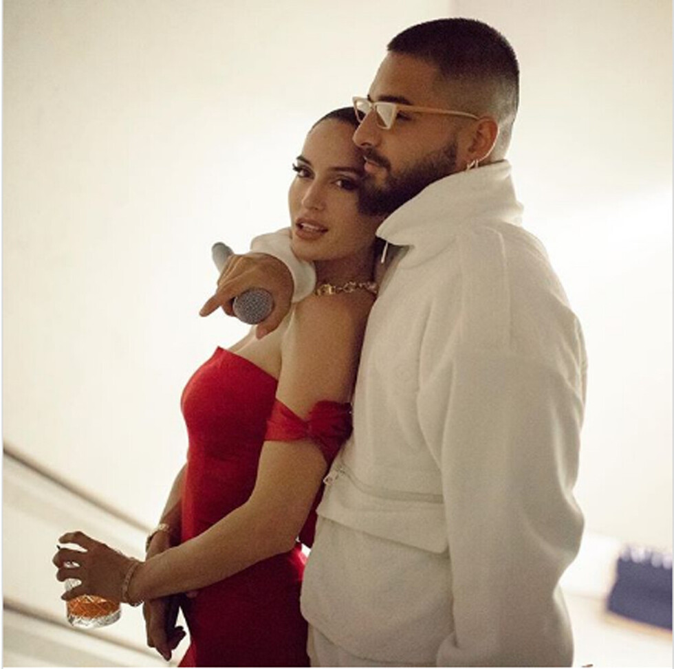 Maluma está 2 años junto  a Natalía