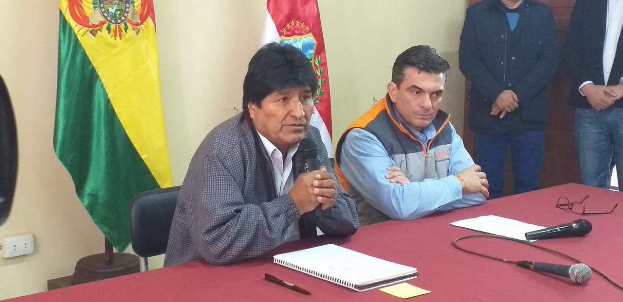 Tras reunión, Evo respalda gestión de Rodrigo Paz