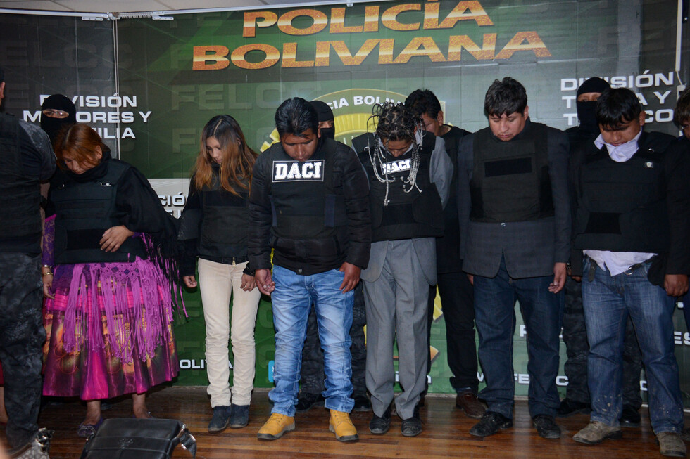 Desarticulan banda “Los Cuervos” en La Paz