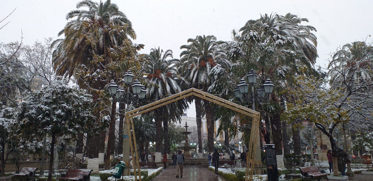 Tarija registró  la nevada más  intensa de los  últimos 65 años