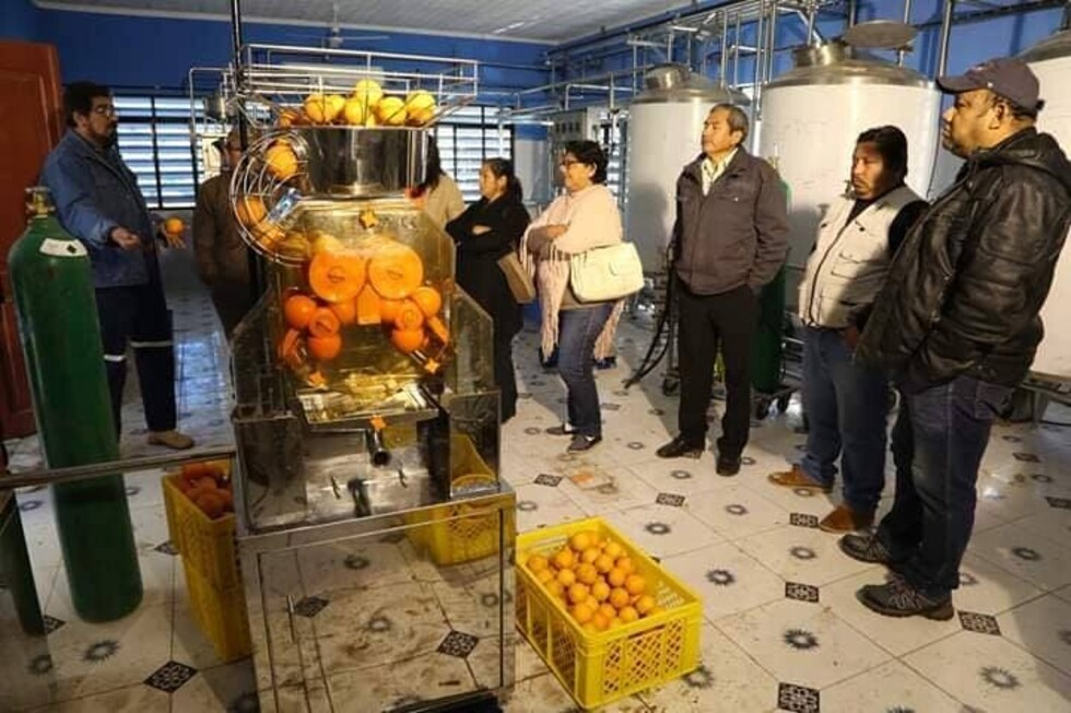 Alistan la entrega de la tercera fábrica de cítricos en Tarija