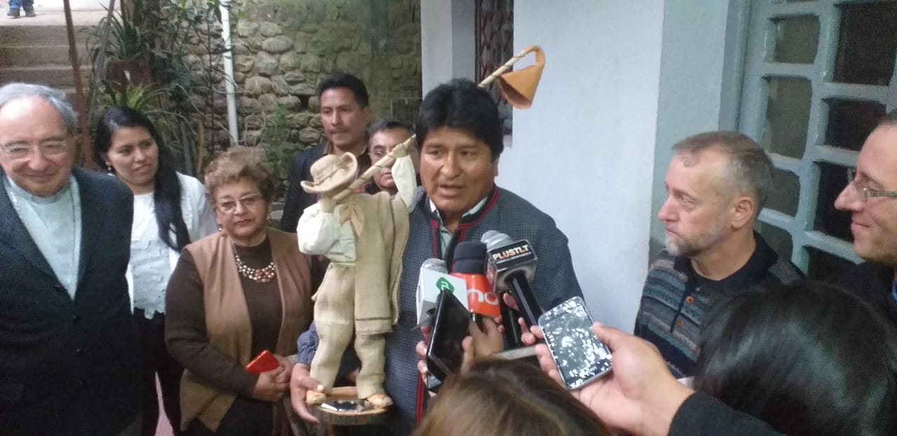 Evo compromete Bs 2 MM para refaccionar la iglesia de San Roque en Tarija