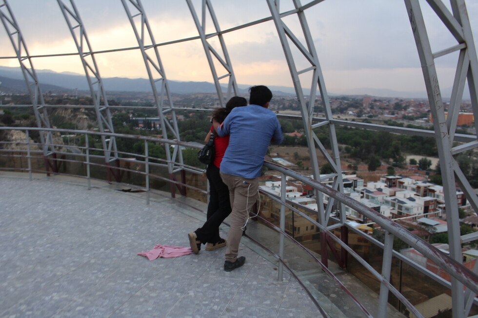 Vecinos de San Martín en carrera por salvar el Mirador de la Copa de Tarija
