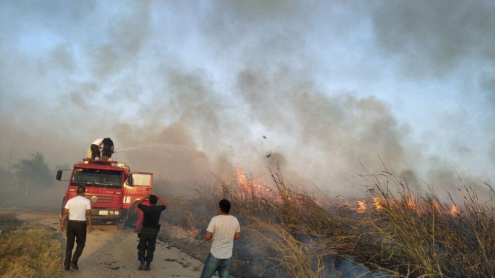 Reportan incendio de magnitud en urbanización Porvenir de Bermejo-Tarija