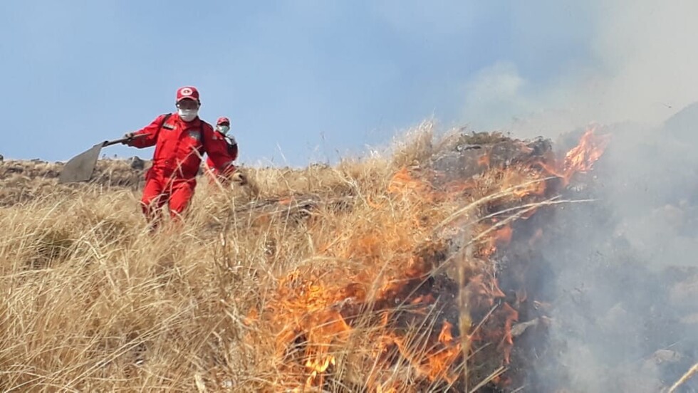 Controlan fuego en comunidad de Alisos, hay llamas en Tariquía