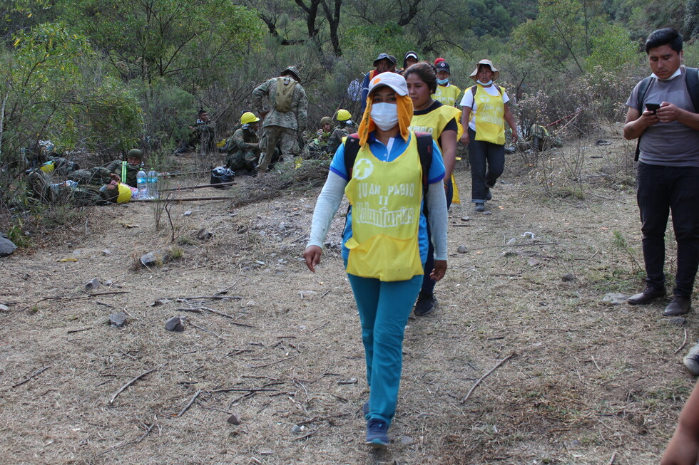 Voluntarios: el secreto de Tarija contra el fuego