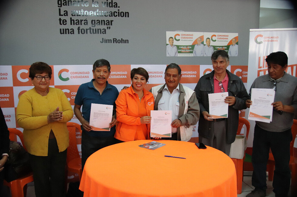 Microempresarios de Tarija se unen a la campaña de CC
