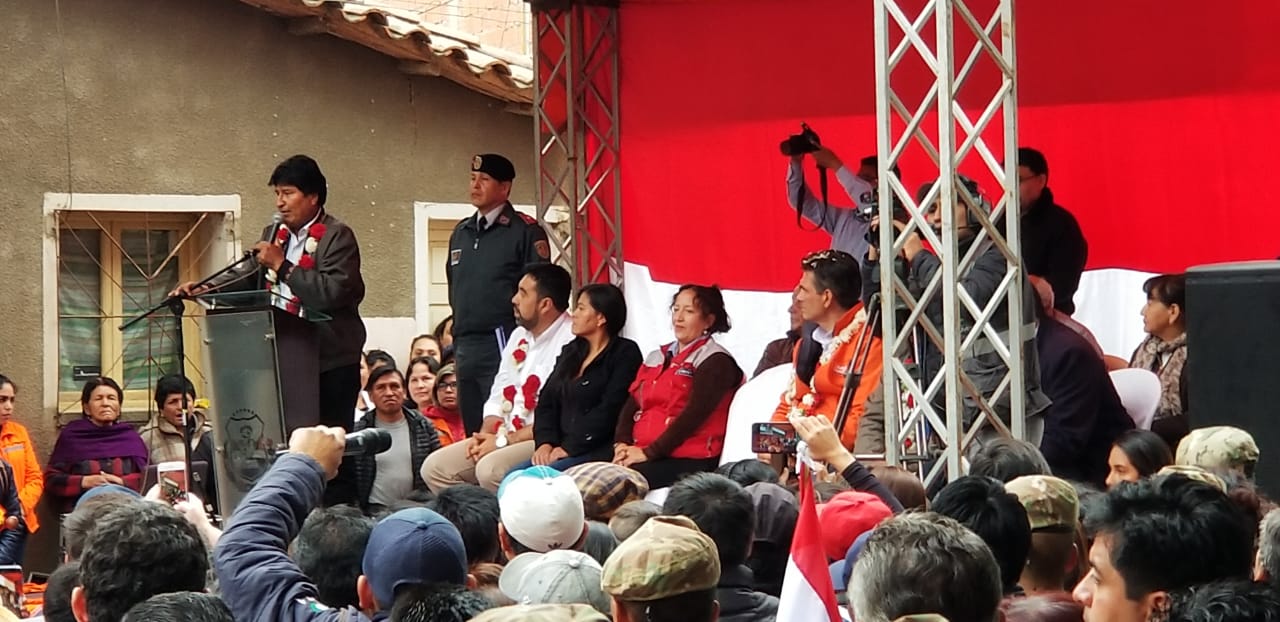 Evo dice que Oliva y Paz firmaron apoyo de exploración a Tariquía; ellos lo niegan