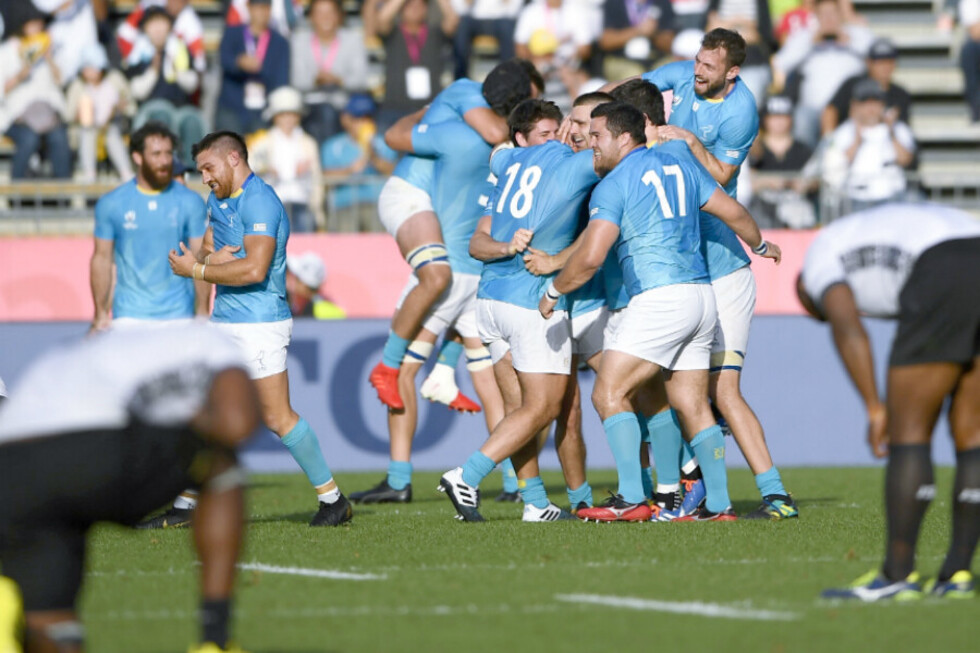 Emotivo triunfo de Uruguay en el Mundial de Rugby